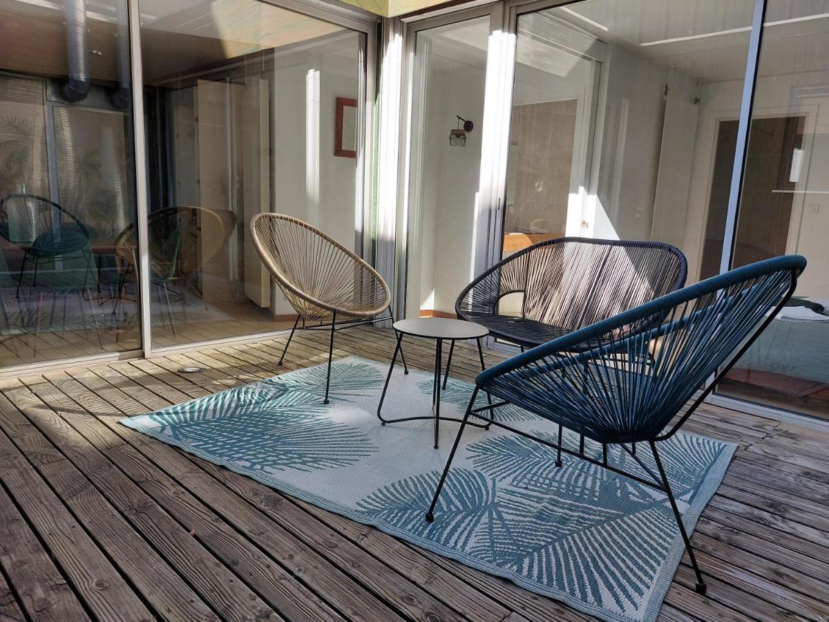 Le Peyrot*** Coeur De Ville 55M² Avec Patio ロデーズ エクステリア 写真